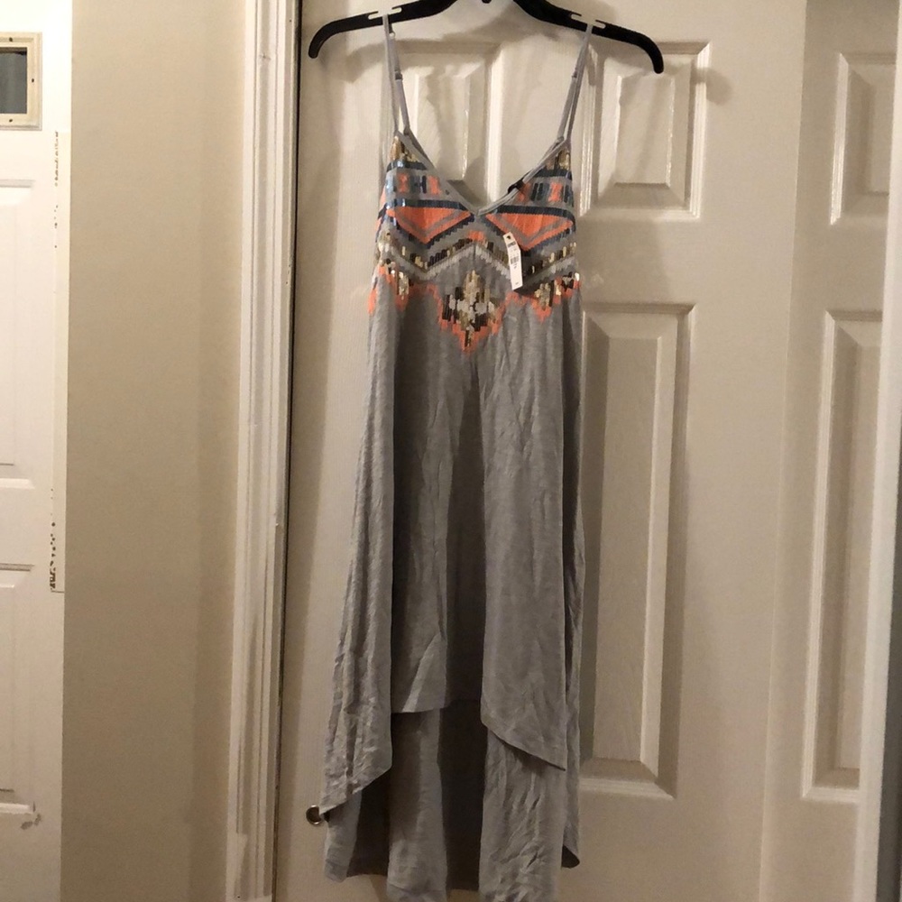 Hi-lo cotton midi dress!